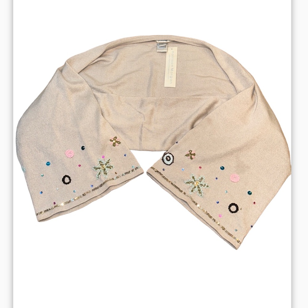 Harrison Morgan Silk Cashmere Blend Shrug